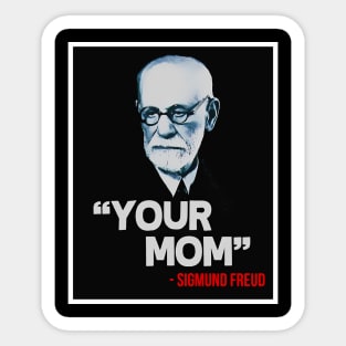 Pink Freud Vintage Style Sticker